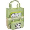 Panda Canvas A4 Tote Bag - Large Capacity for Students and Children's Books