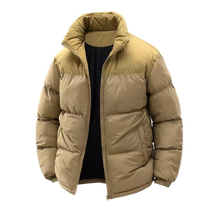 

Autumn and Winter New Fashion Trend Windproof Thickened Warm Hooded Cotton-Padded Jacket Men s Loose Sports High-Quality Coat M хакі
