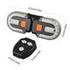 Luz Trasera Impermeable para Bicicleta Control Remoto Intermitentes 5 Modelos Carga para Bicicletas de Montaña Scooters