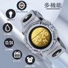 Kids Watch Boys Digital Watch Sports Watch Outdoor Multifunction Waterproof Alarm Date Day Display Dual Time LED Analog Display Girls Boys