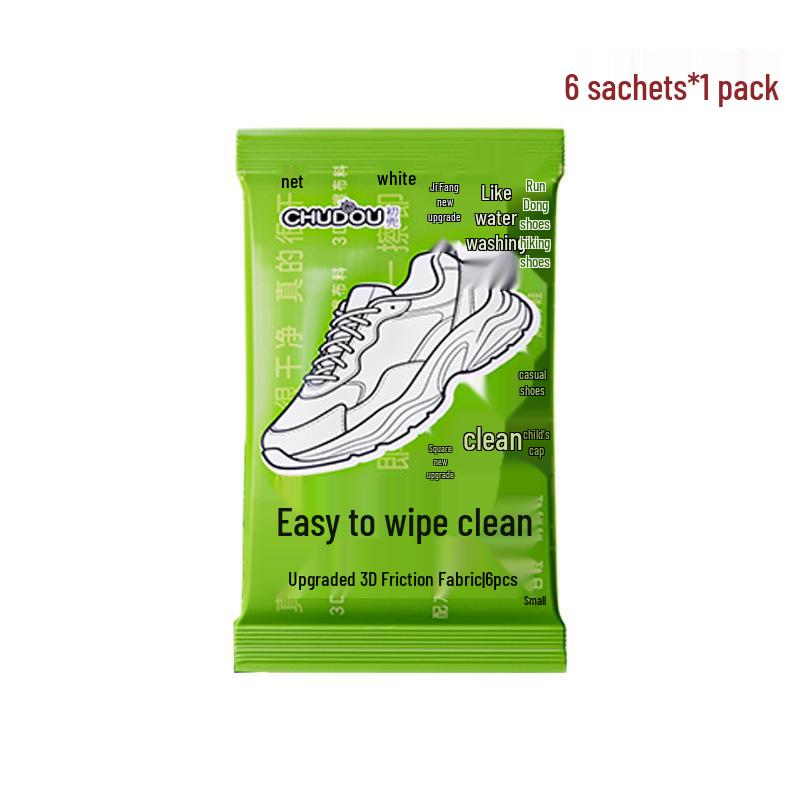 Shoe Cleaning Wipes: Wash-Free, Yellowing & Stain Removal for White & Leather Sneakers