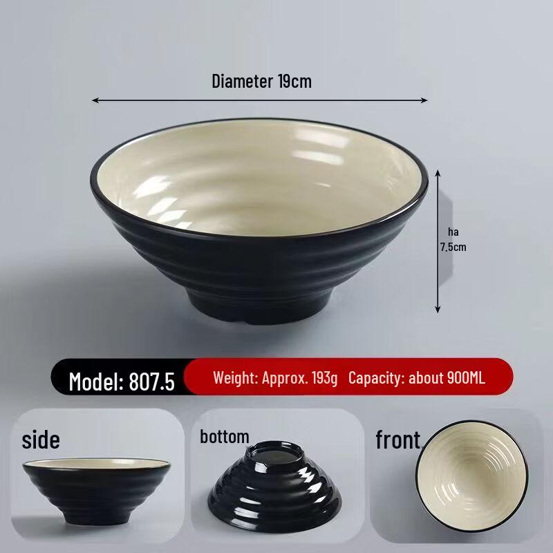 High-Temperature Melamine Luosifen Soup Bowl