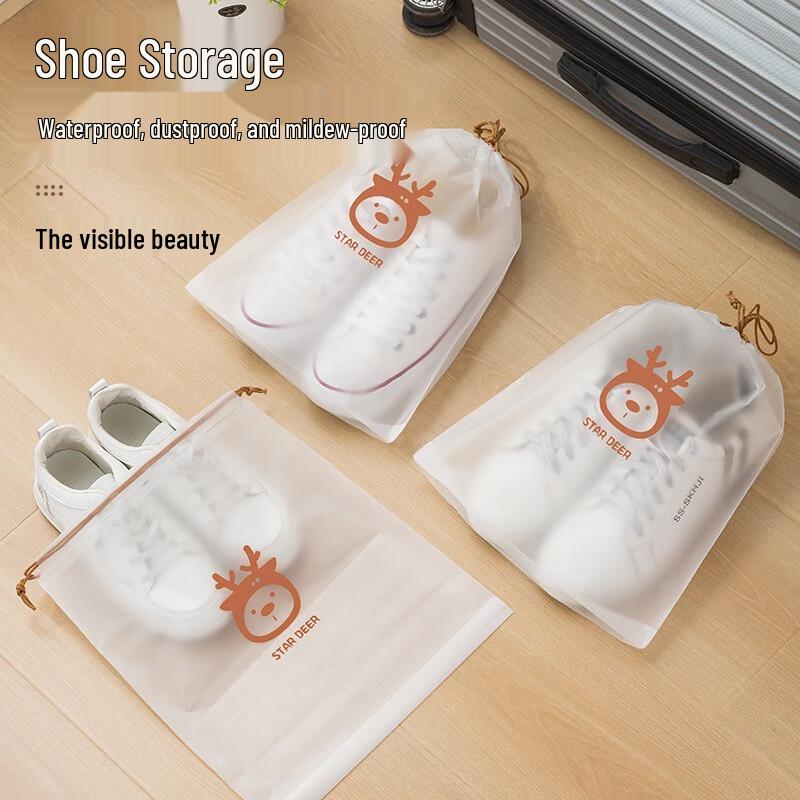 Fumede Multi-Size Travel Shoe Storage Drawstring Bags