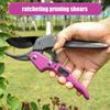 Pruning Shears Anti-slip Handle Garden Trimming Scissors With Safety Lock And Labor-Saving Spring Device Scissors Agricultural
