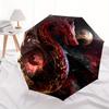 Galactic Dragon Yin-Yang Wall Clock: Cosmic Design for Your SpaceUmbrella, Portable 3-Fold Compact Umbrella for Men & Women Gift