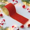 Grand Gold Base Birds Decorated Ribbon Christmas Tree Ribbon Rolls For Christmas Gift Packaging And DIY Seasonal Designs