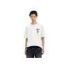Li-Ning X Disney Skateboard Series Cute Oswald Print Loose Round Neck Short Sleeve T-Shirt Unisex Tops Off-White AHST311-5