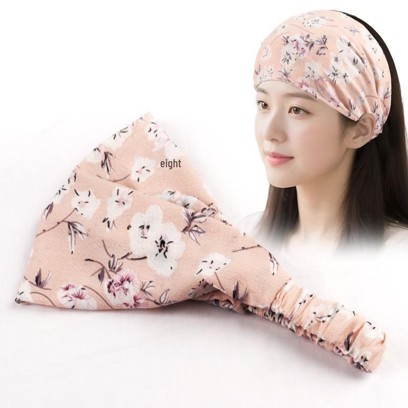Summer Cooling Headband with Wide Brim for Sleep and Wind Protection