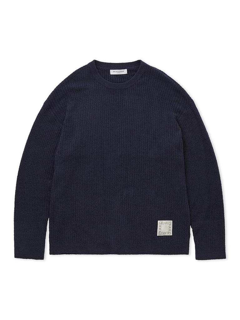 Gelato Pique HOMME Hot Smoothie Rib Pullover PMNT245121 NVY M Men's