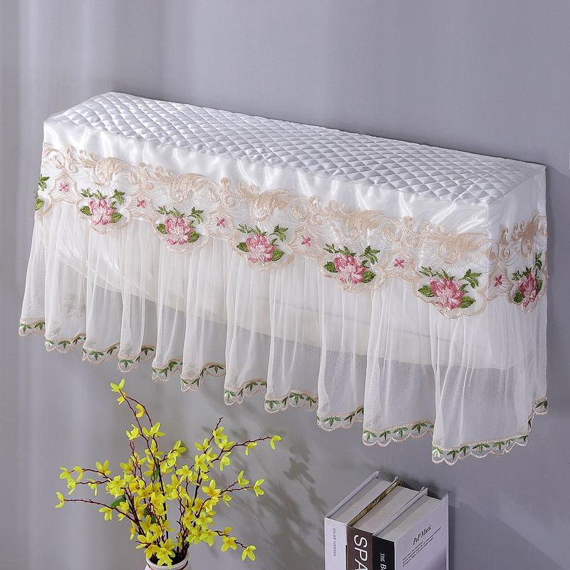 

Большой размер кружевной подвесной кондиционер пылезащитный чехол все включено кондиционер защитный роскошный вышитый домашний декор 1.5-2p