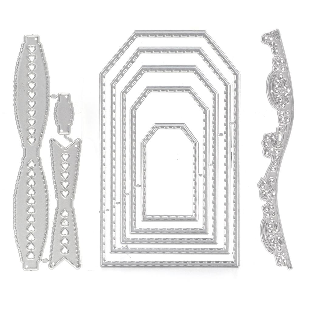 3pcs Die Cuts Carbon Steel Practical Portable Scrapbooking Carving Mould for Decoration