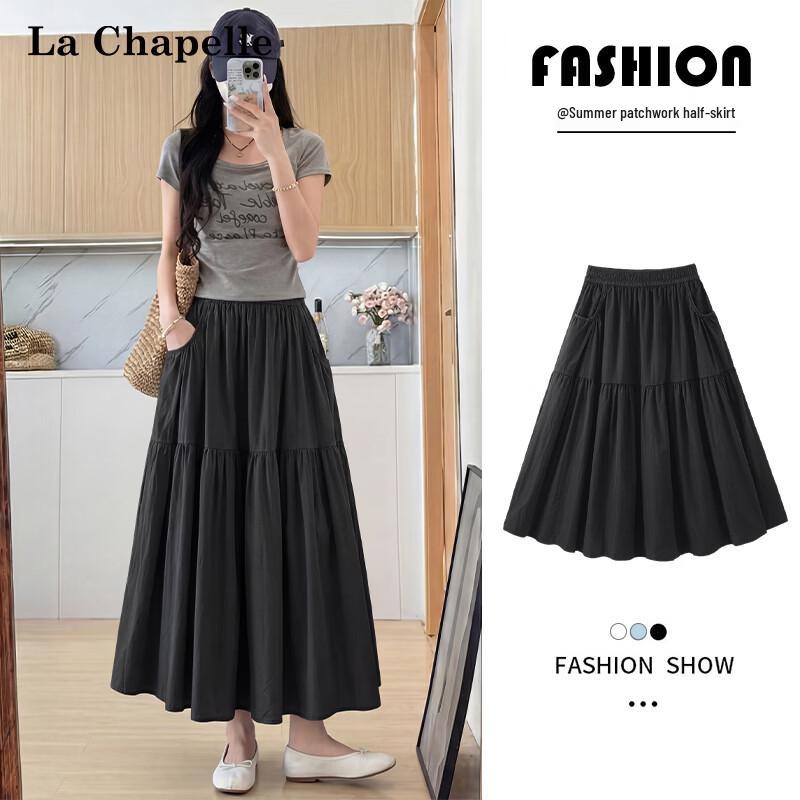 La Chapelle A-Line High-Waisted Mid-Length Skirt EU 38