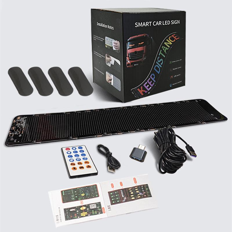 Cross-Border LED Car Display: Bluetooth-Controlled Devil Eye Soft Screen