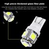 cciyu License Plate Light, T10 W5W Wedge 168 194 LED Bulb for Interior Dome Map lights Courtesy Light 6000K Xenon W hite,6Pack