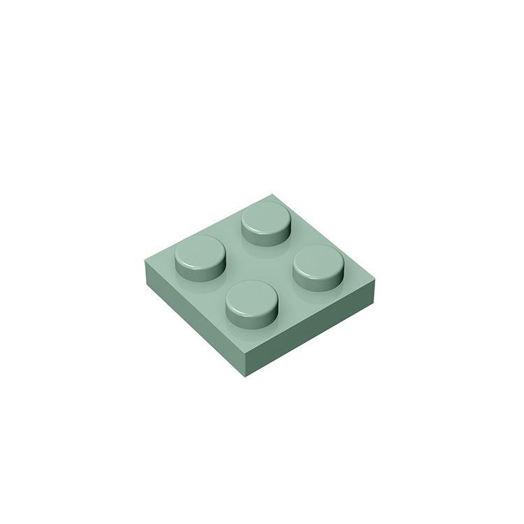 20Pcs MOC Parts 3022 94148 Plate 2 X 2 Compatible Bricks DIY Assmble Building Blocks Particle Kid Puzzle Brain Toy Birthday Gif