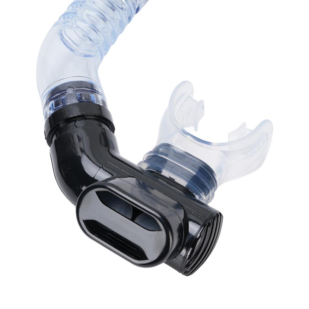 Adult Snorkel Set Wide View High Definition Tempered Glass Lens Diving Goggles and Full Dry Snorkel 