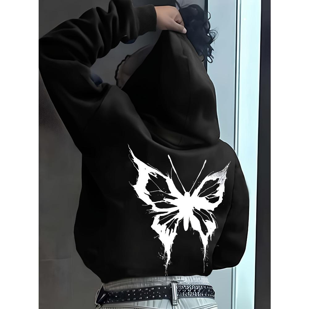 Double Hat, Double Neck Men's and Women's Fashionable Street Style Hooded Sweatshirt with Printed Zipper Pattern Sweatshirt