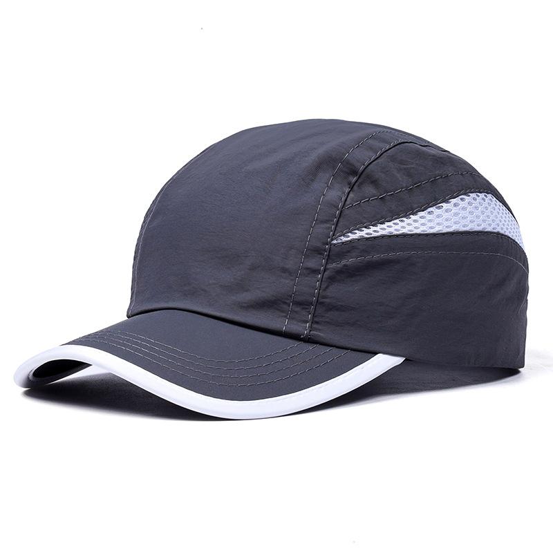 

Ultralight Running Caps Quick Dry Sun Visors Breathable Mesh MTB Cycling Hats Ultra Trail Marathon Outdoor Sports Caps 58-62cm серый