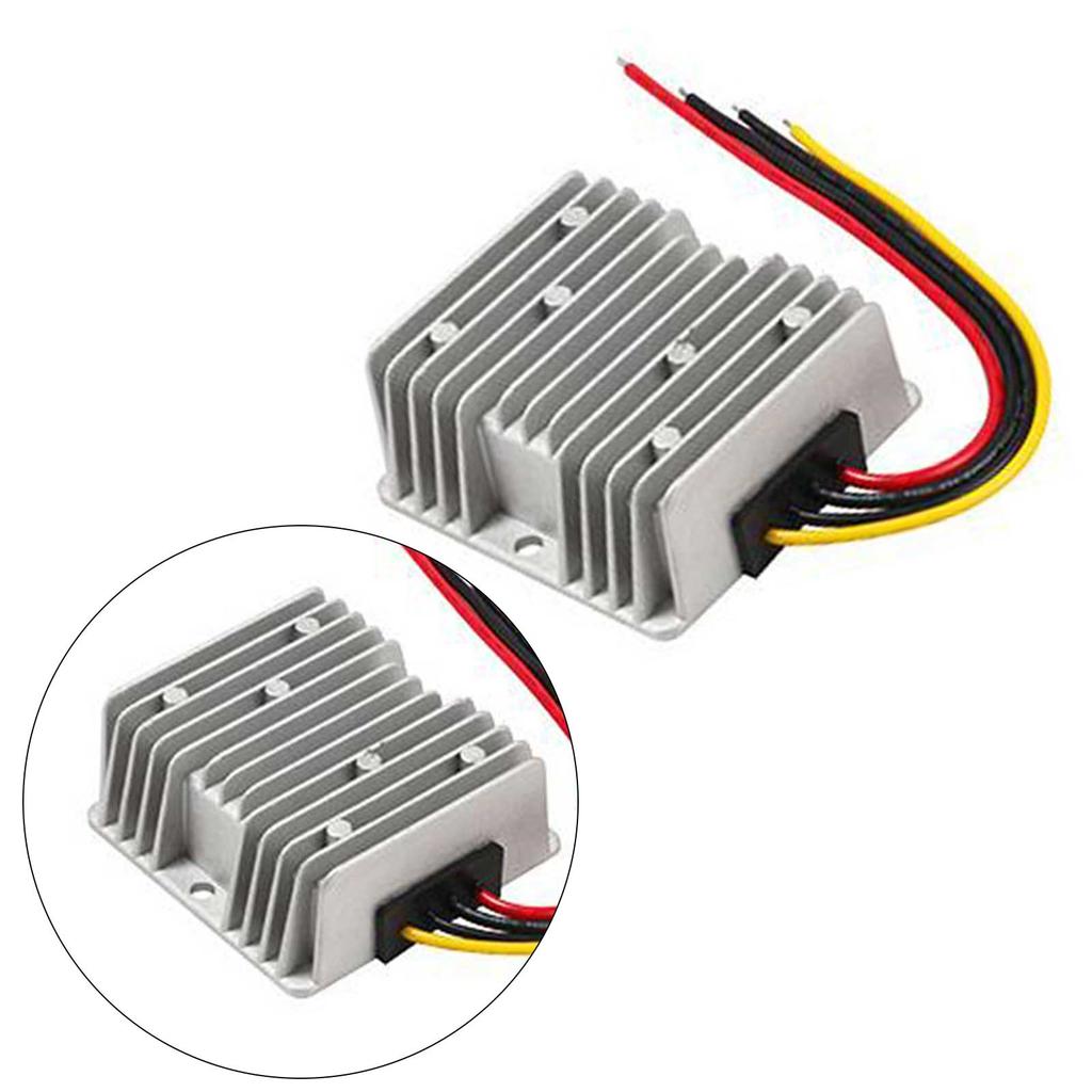 8-40V to 12V 10A DC Voltage Stabilizer Car Power Supply Regulator Waterproof