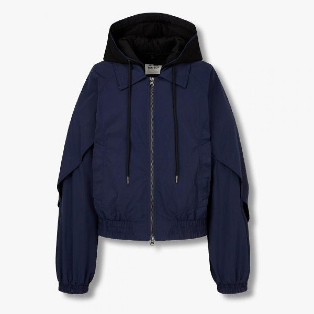 Studio Tomboy Hooded Detachable Casual Volume Jumper 9106313203