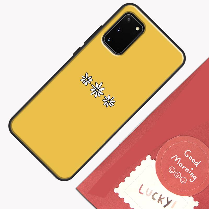 Daisy Sunflower Floral Flower Phone Case For Samsung Galaxy S23 S26 Ultra S20 S21 S22 S24 S25 Plus S10 S25 FE Cover Shell