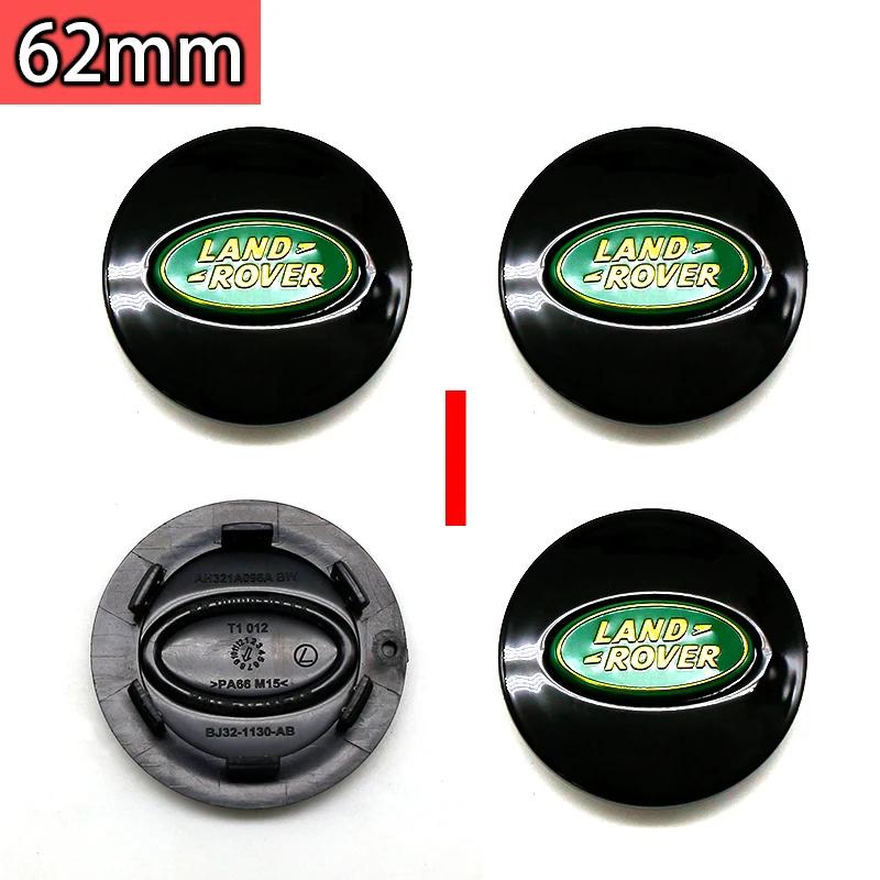 ABS 62mm Car Wheel Center Hub Caps Cove For Land Rover Range Rover Discovery 4 Freelander 2 Velar Defender L322 Evoque L405 SVR