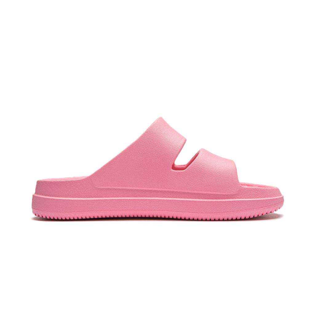 Li Ning Soft Clap Slip Resistant Slide Slippers Unisex Fairy Cloud Pink AGAU005-8