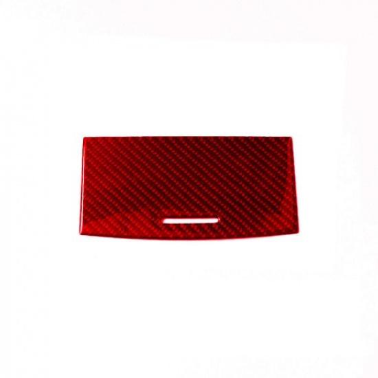 Red Carbon Fiber Overhead Console Panel Cover Trim For Chrysler 300 2005-2007