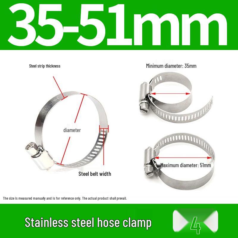 201 Edelstahl Schlauchschelle für Rohre