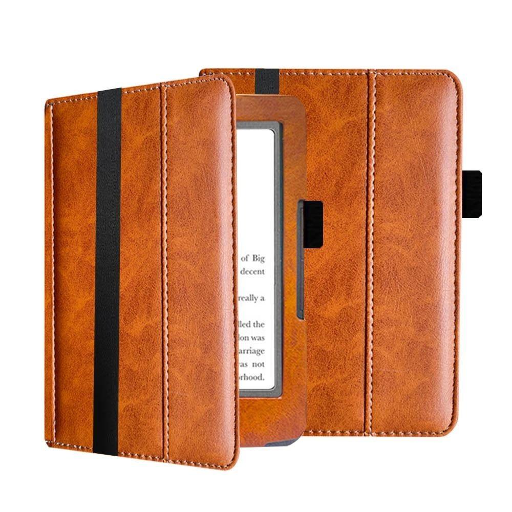Funda de Cuero PU para e-Reader de 6 pulgadas tipo Flip para inkbook Calypso Plus/Classic 2/Prime