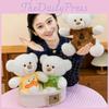 Cartoon Bear Plush Toy For Kids Cuddle Pillow Made With Soft Pp Cotton For Bedtime Comfort