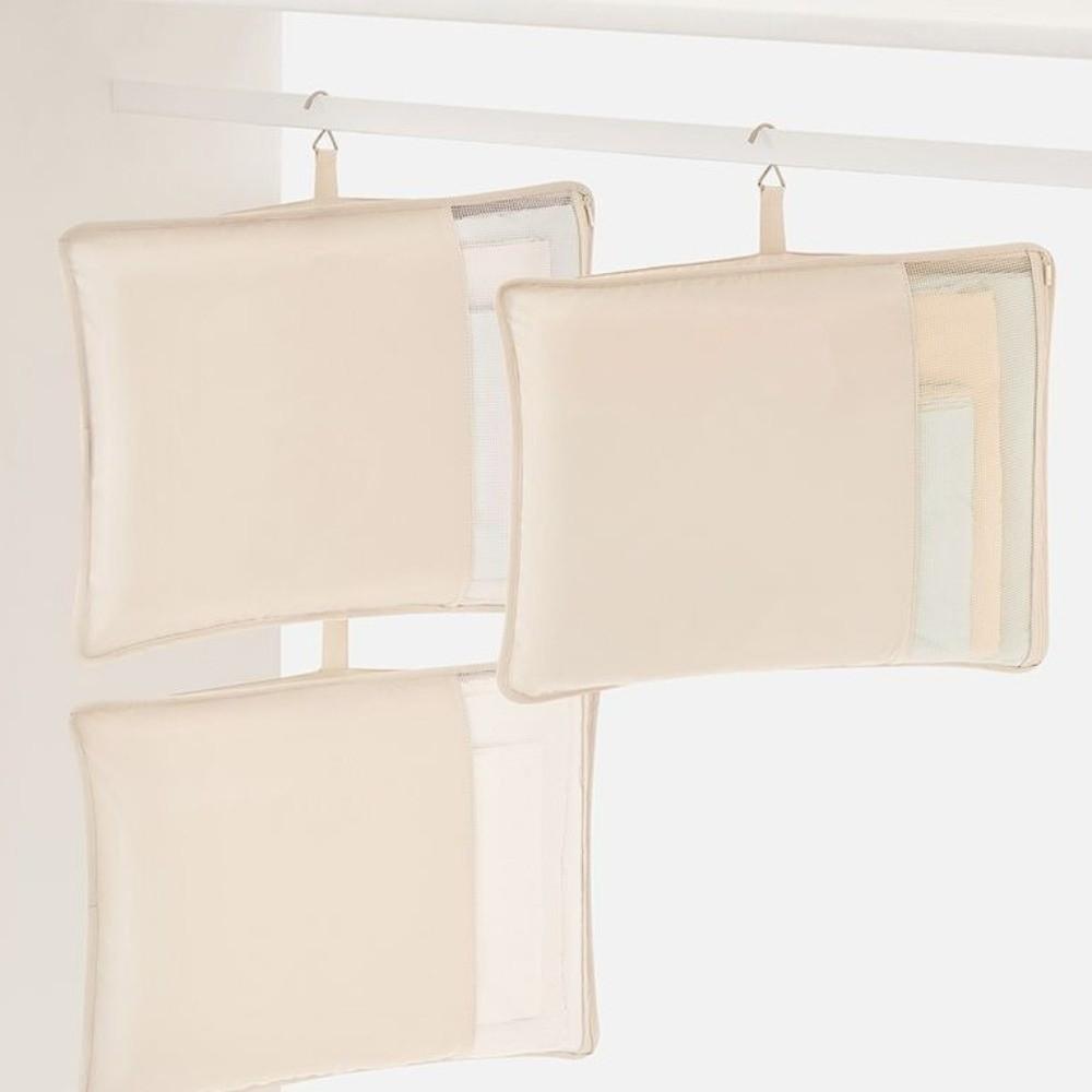 Space Saving Hanging Garment Bag Dust-Proof Down Coat Storage Bag Seasonal Storage