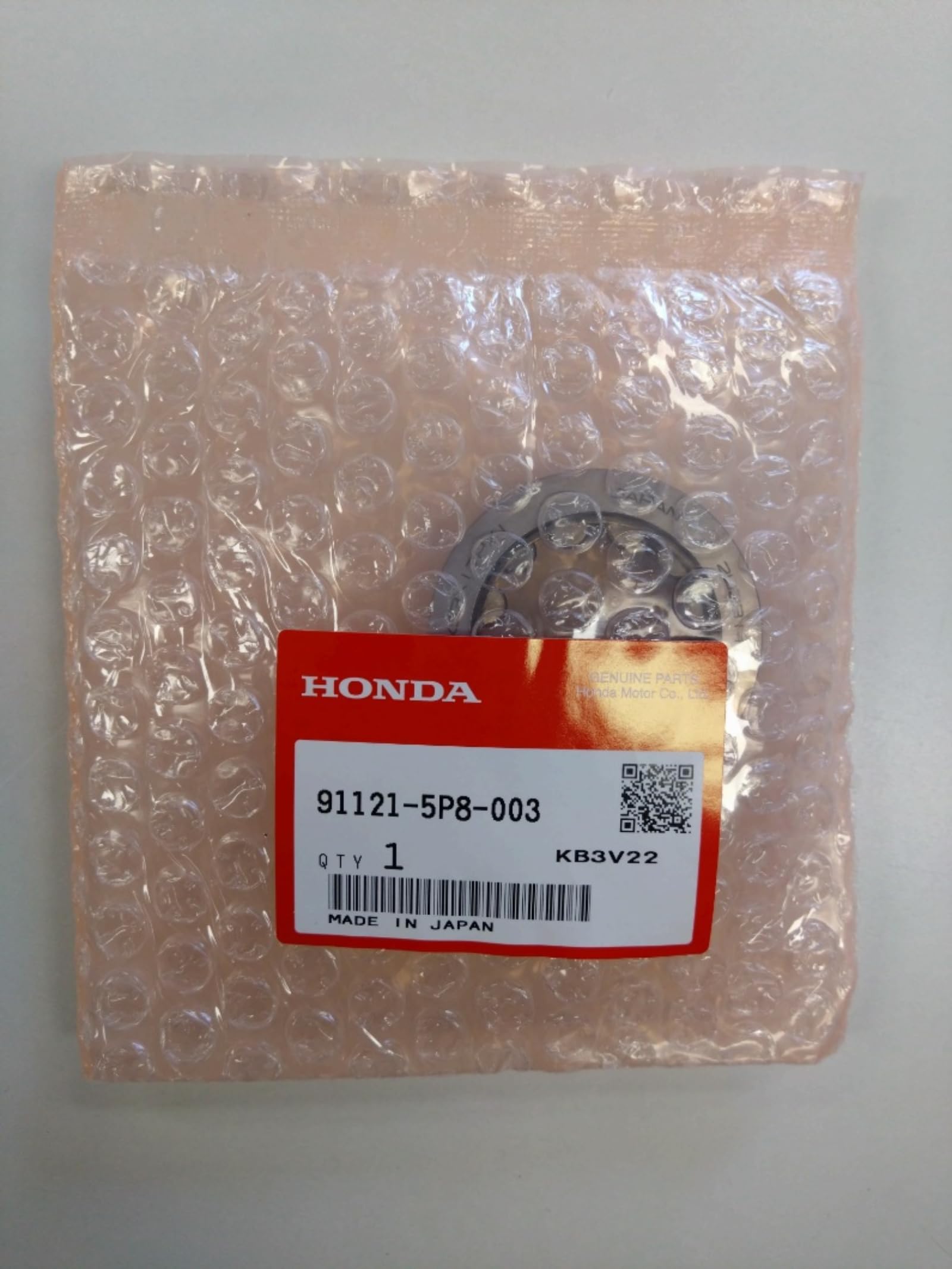 

Оригинальный подшипник Honda, номер детали шарик, 91121-5P8-003