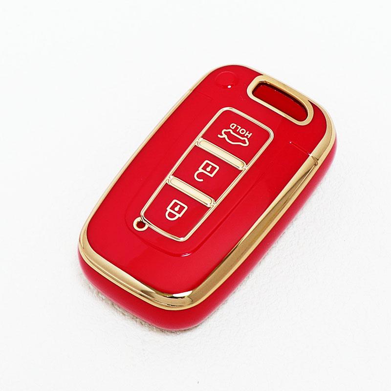 3 Button Tpu For Kia Sonata 8 Sr Ix35 Elantra I30 Soul Hyundai Veloster Solaris Hb20 Rohens Car Key Case Keyless Cover Keychains