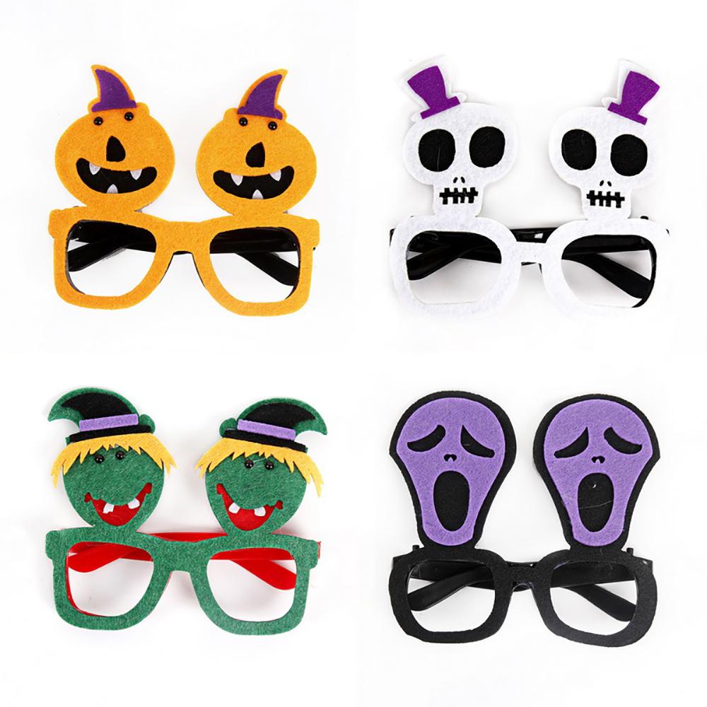 New Halloween Glasses Children's Funny Party Costumes Photo Prop Decorative Goods Skull-and-pumpkin Ghost Day Party
