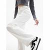 Autumn straight-leg pants women's versatile simple fashion, thin and tall commuting temperament wide-leg straight jeans tide