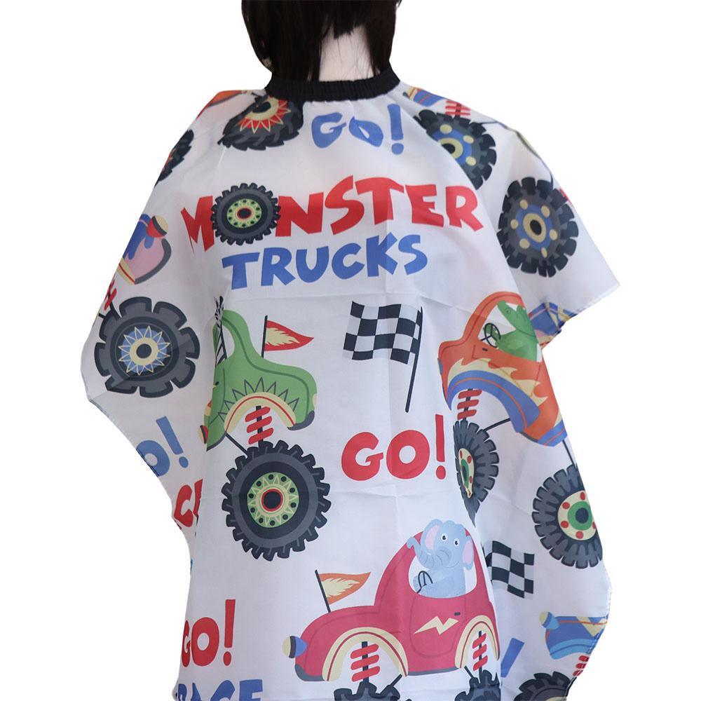 

Professional Cartoon Haircut Cape Salon Barber Wrap Soft Children Hairdresser Cape Cute Haircutting Waterproof Cutting Gown