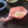 Dish Seasoning Plate Flower Shape with Handle Small Floral Size Plates Serving Saucers Bowl for Sauce