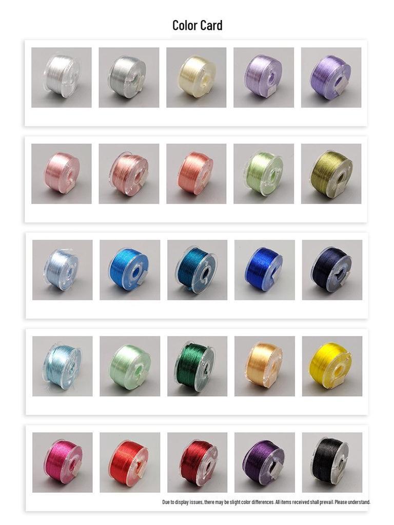 Egret Fly 200D Fly Tying Thread Set - 25 Colors for Lure and Fly Fishing