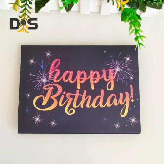 3D Pop Up Bursdagskort Bursdagskake Gratulasjonskort med Pyroteknikk Musikk Blåsbare stearinlys Bursdagsoverraskelse Minne til henne Ham