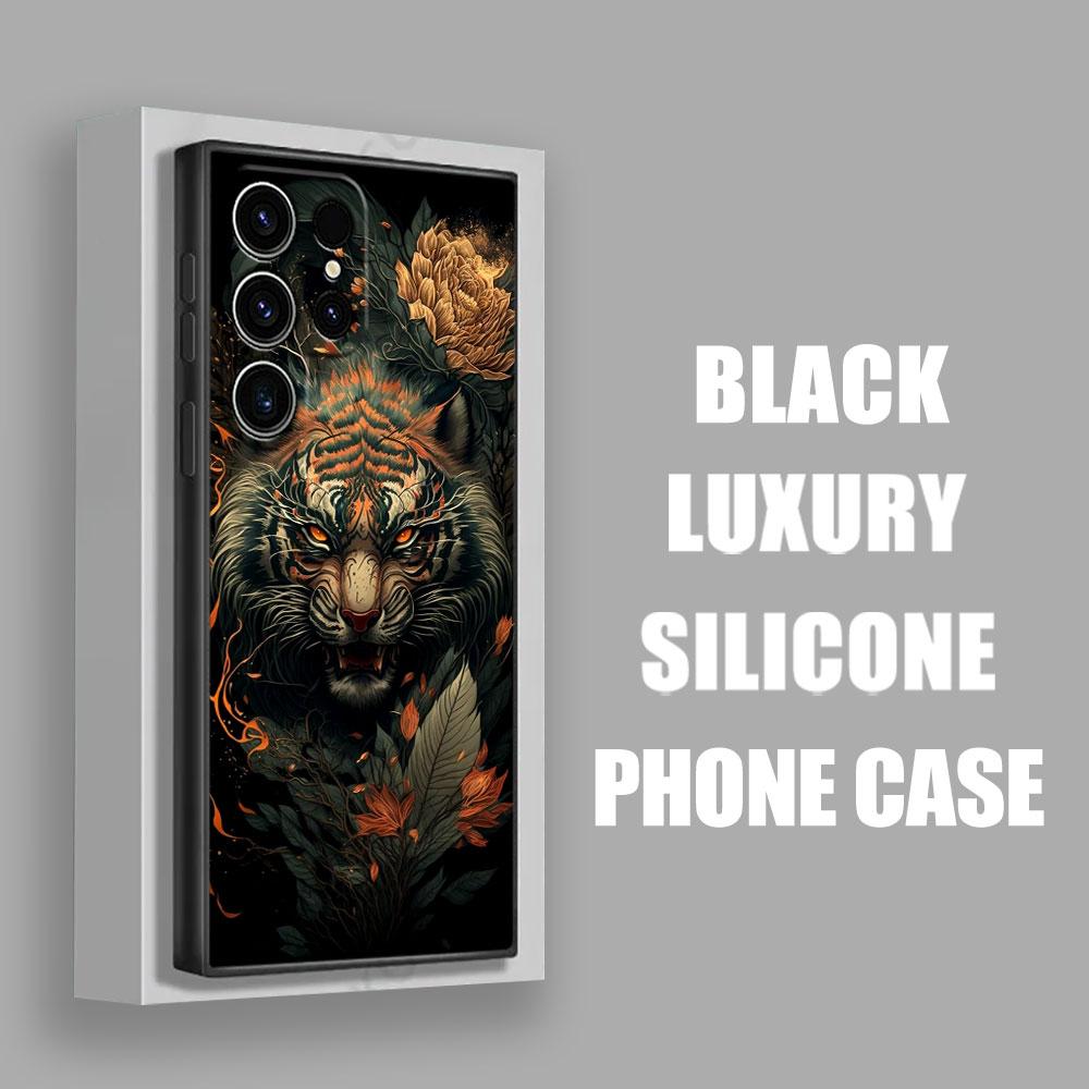 Tiger Animals S26Ultra Silicone Case For Samsung Galaxy S26 S25 S24 S23 S20 S21 FE S22 Ultra S26 Plus 5G Cases Soft Phone Cover
