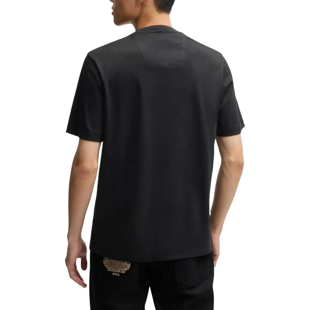 Boss Mens Embroidered Logo Crew Neck T-Shirt