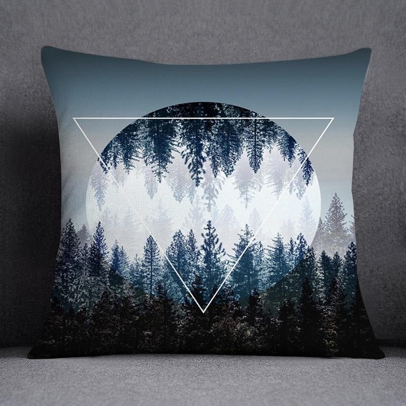 Astronaut Collection Pattern Decorative Pillowcase, Square Pillowcase, Home Office Decor