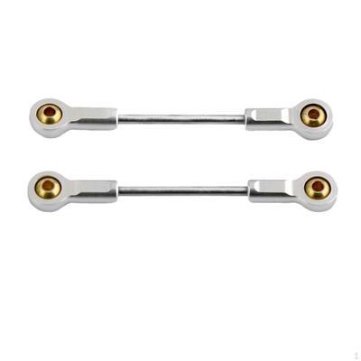 2x Upgrade Front and Rear Axle Pull Rod Decorative Easy To Install Replaces Sturdy Durable for 1:18