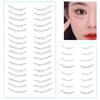 2023  Lower False Eyelash Tattoo Stickers Ladies Eyelash Stickers Girls Eye Stickers Makeup Tools