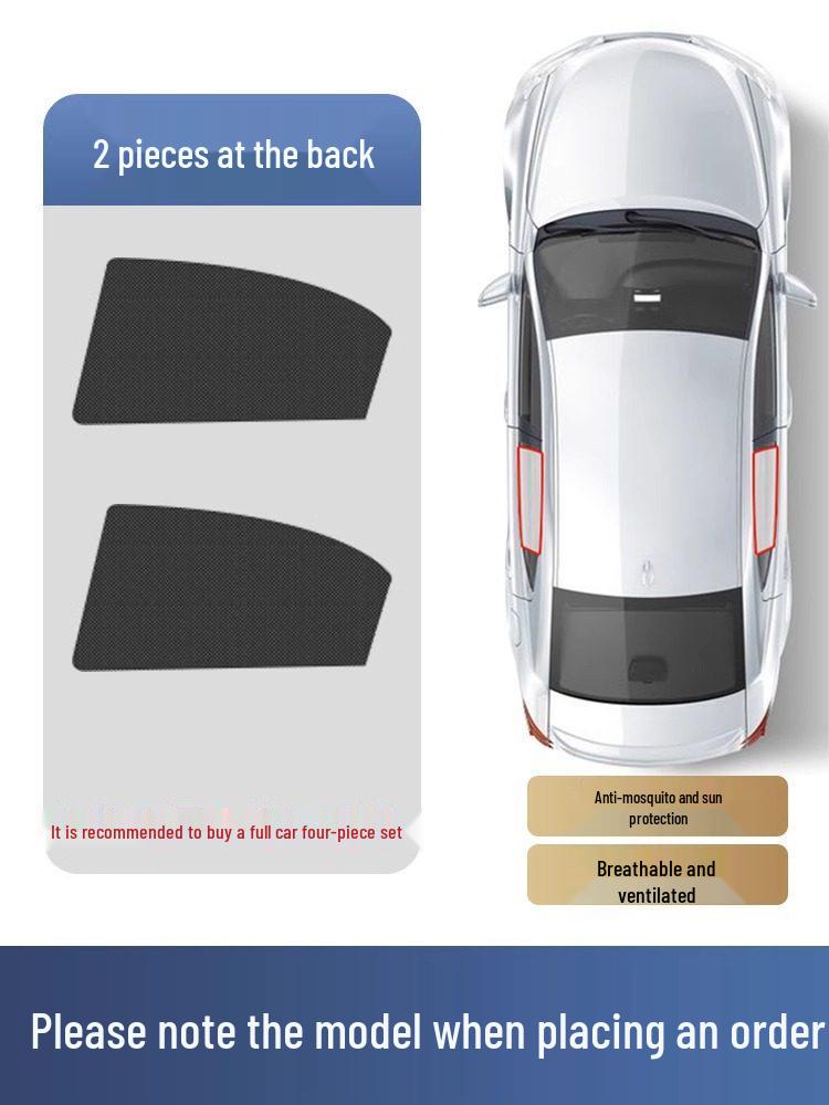 Car Door Mosquito Screen Mesh: Insect-Proof Sunshade for Windows