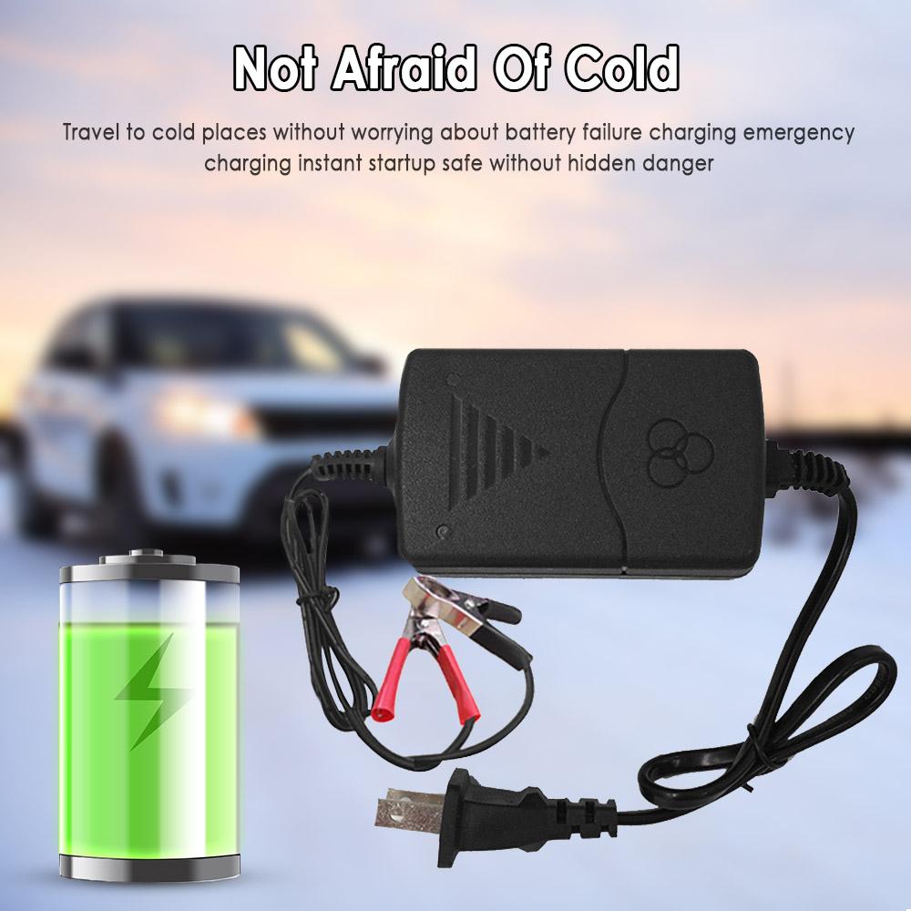 12V Car Battery Charger Wet Dry Lead Acid Battery Chargers Car Truck Motorcycle Maintainer Repair Amp Volt Trickle Auto Parts