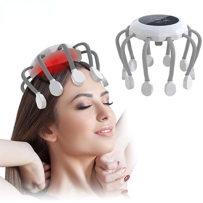 

Stress Release Multifunctional Rechargeable Head Relaxer Wireless Electric Head Massager Portable Body Massage Tool