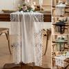 Spitzen Tischläufer Ausgestanzte Platzsets für Esstisch Kommode Buffet Dekor Faltenfreies Schutz-Tischdecke für Esstisch Zuhause Hochzeit Party