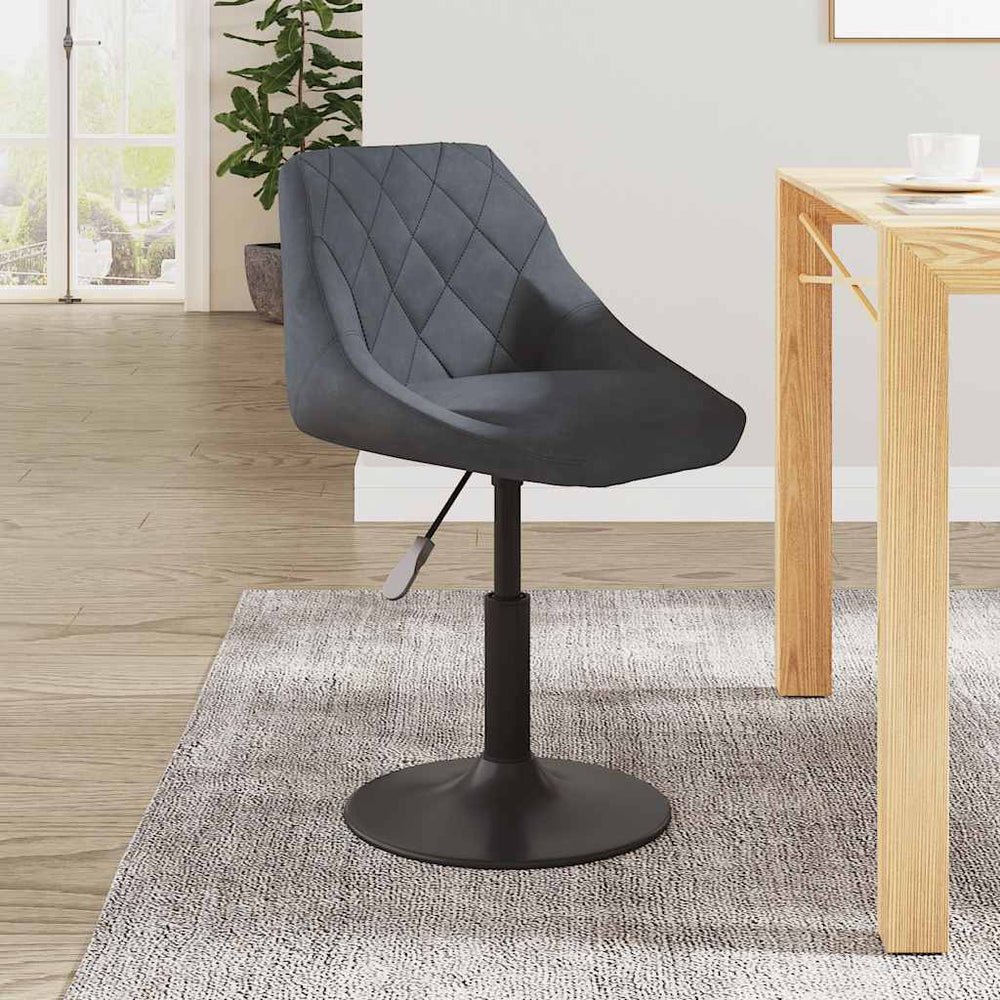Chaise de salle à manger  foncé Velours